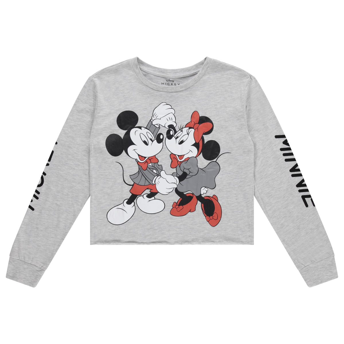 Disney Mickey & Minnie Long Sleeve Fashion Tee