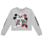 Disney Mickey & Minnie Long Sleeve Fashion Tee