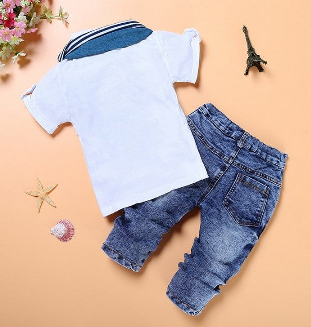 Baby boys clothing set by Ancient Energy, including a cute and comfortable baby clothes suit for infants.