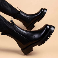 Fleece-Lined Winter Boots – Warm Outdoor Streetwear