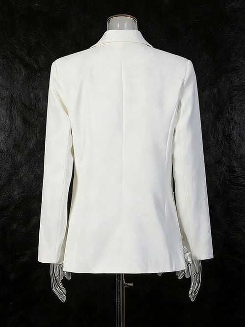 Women's Elegant 3D Floral Loose-Fit Blazer – Regular Length