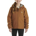Carhartt Girls Sherpa-Lined Canvas Coat