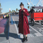 Elegant Autumn Mid-Length Trench for Women