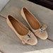 Women's Round Toe Low-Cut Office Heels – Casual Mid-Heel Shoes