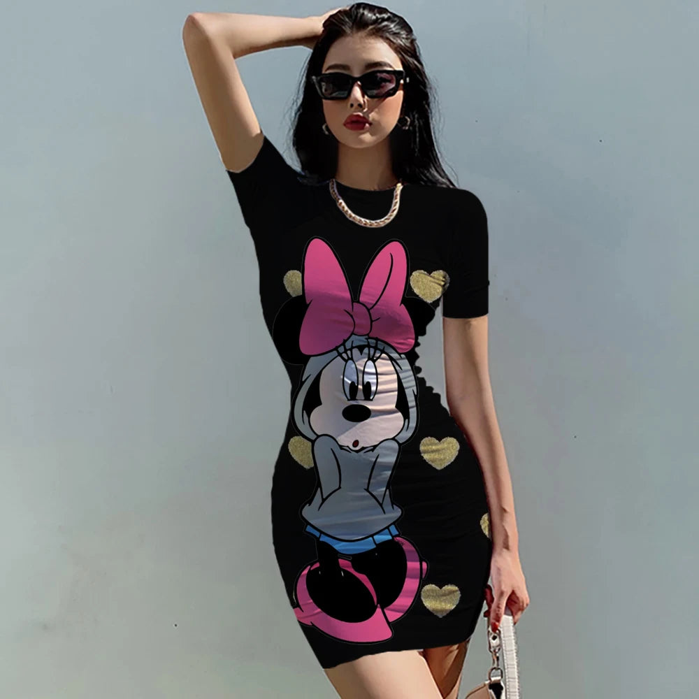 2023 Mickey Mouse Summer Dress for Women
