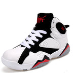 Dual Air Jordan 7 High Tops for Couples