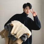 Men's Essential Zip Turtleneck Cardigan