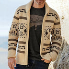Men's Elegant Long Sleeve Knit Cardigan
