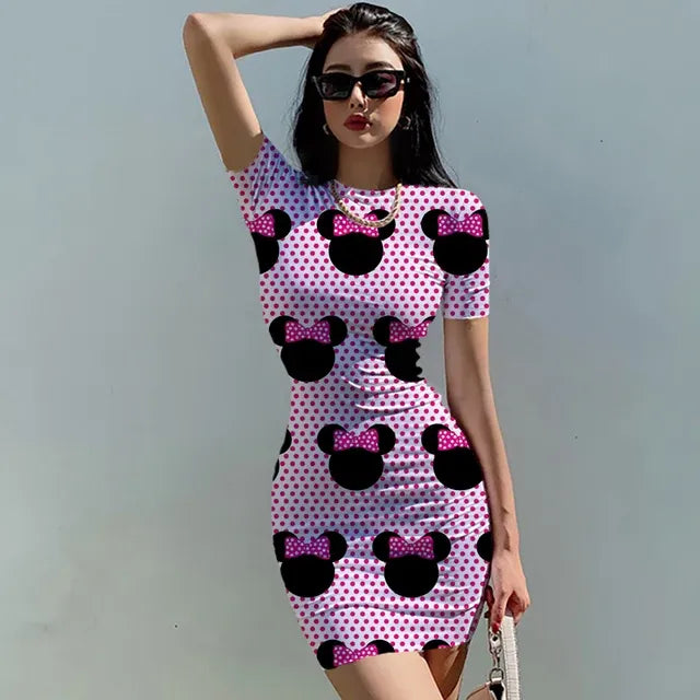 2023 Mickey Mouse Summer Dress for Women