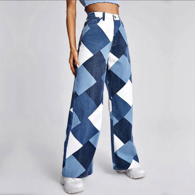 Chic Loose Fit Fashion Jeans