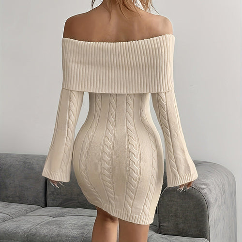 Women’s Off Shoulder Bodycon Dress