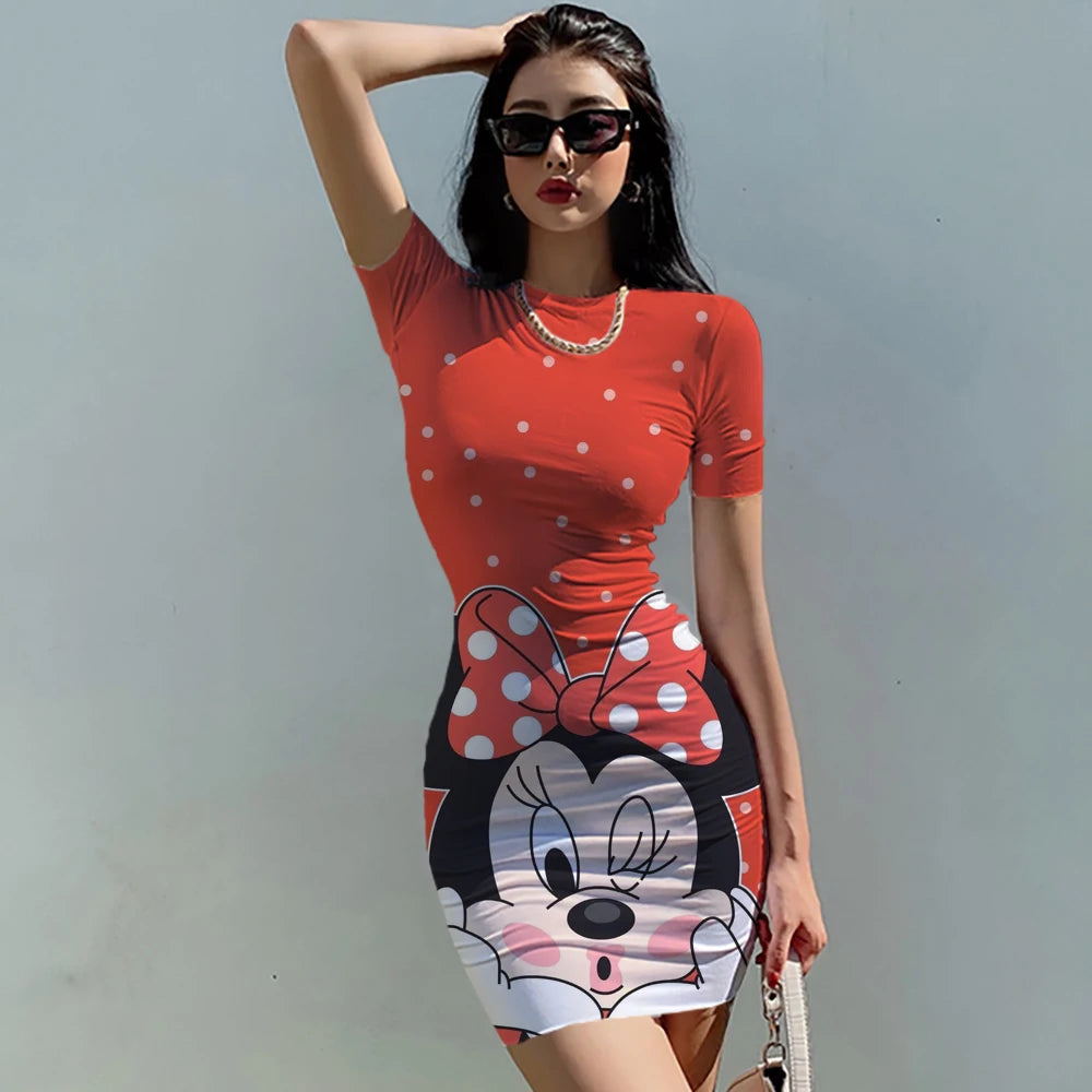 2023 Mickey Mouse Summer Dress for Women