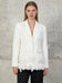 Women's Elegant 3D Floral Loose-Fit Blazer – Regular Length