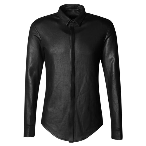 Camisa de vestir de lujo para hombre euroamericana