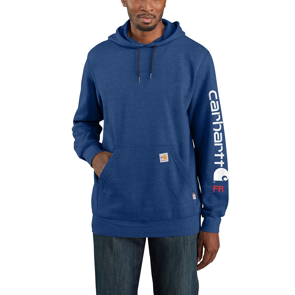 Carhartt Men's Big & Tall FR Force Midweight Logo Hoodie