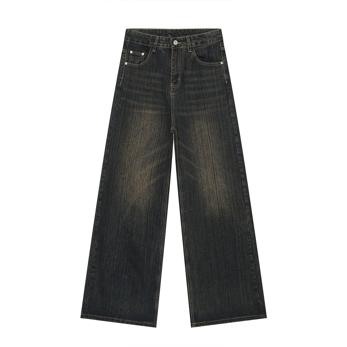 Classic Distressed Loose Jeans