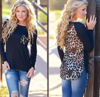 Chic Leopard Chiffon Pocket Tee