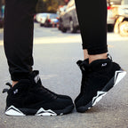 Dual Air Jordan 7 High Tops for Couples