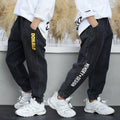 Boys' spring and autumn jeans by Ancient Energy, featuring casual fit and classic denim style for kids' seasonal wear.
