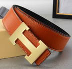 Elegant Alloy Buckle Imitation Leather Belt