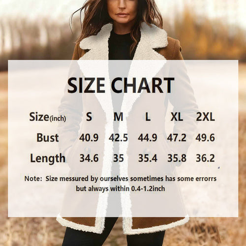Women's Suede-Look Trench Coat