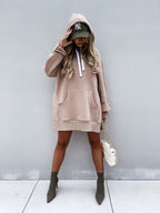 Women's Hooded Pullover Sweater