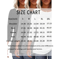 Paquete de 3 tops de túnica para mujer con mangas 3/4