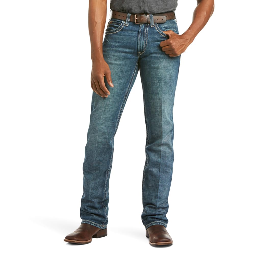 ARIAT M7 Rocker Stretch Slim Straight Jeans - Silverton 36x36