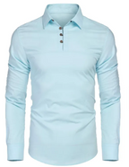 Men's Essential Linen-Cotton Long Sleeve Shirt