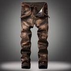 Retro Straight-Leg Tie-Dye Jeans