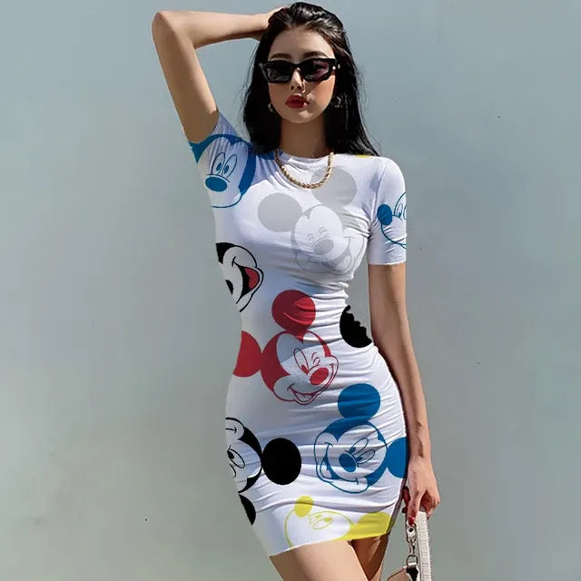 2023 Mickey Mouse Summer Dress for Women