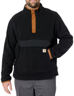 Carhartt Men's Fleece Snap Pullover - Black Small