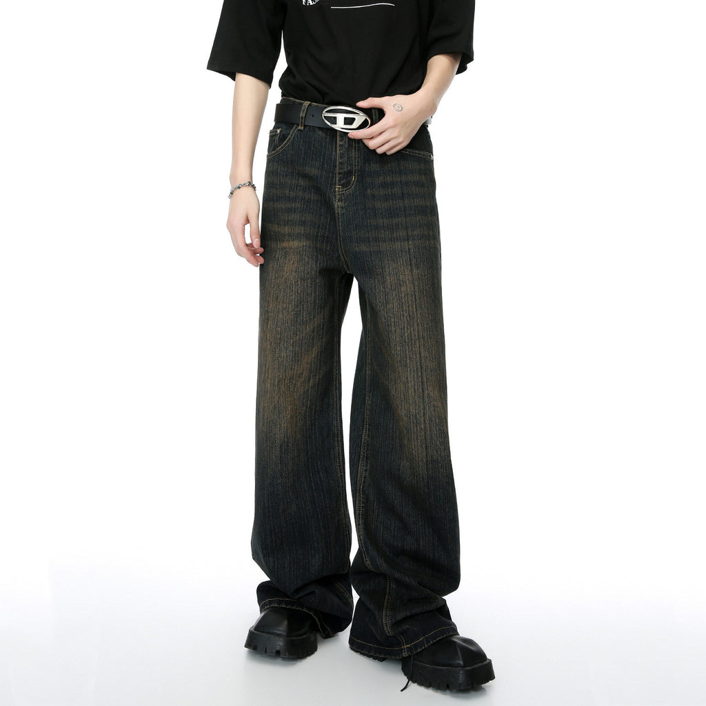 Classic Distressed Loose Jeans