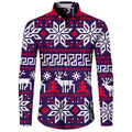 Festive Hawaiian Men's Polyester Shirt