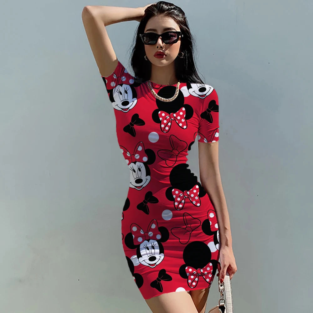 2023 Mickey Mouse Summer Dress for Women