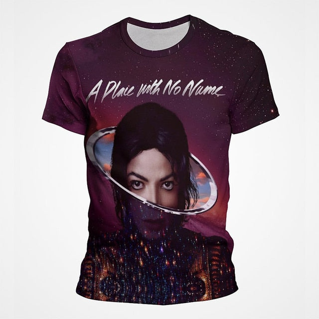 Michael Jackson 3D Street Style Men's Tee