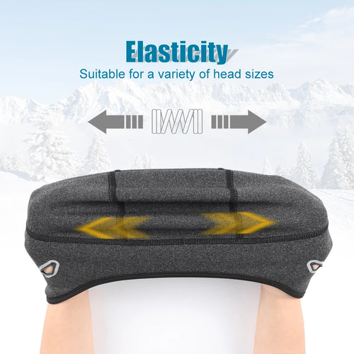 Winter Thermal Hats Fleece Beanies Ear Warmer Outdoor Sports Ski Snowboard Running Cycling Bike Soft Stretchy Cap Headwear Men