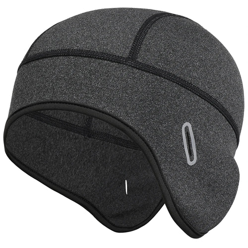 Winter Thermal Hats Fleece Beanies Ear Warmer Outdoor Sports Ski Snowboard Running Cycling Bike Soft Stretchy Cap Headwear Men