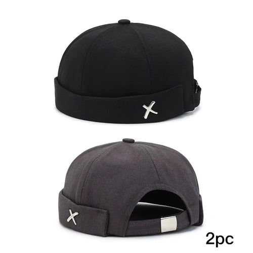 Spring New Guppi Hat, Korean Version Street Hat, Personality, Beanie, Round Hat, Sailor, Landlord Hat, Men's And Women's Niche