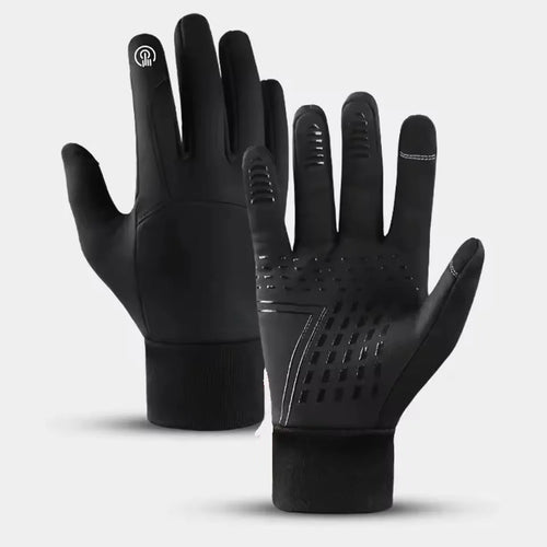 Touch Screen Cycling Gloves for Men & Women Warm Velvet Non-Slip Waterproof Autumn Winter Motorcycle Camping Ski Gloves