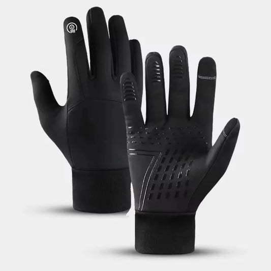 Touch Screen Cycling Gloves for Men & Women Warm Velvet Non-Slip Waterproof Autumn Winter Motorcycle Camping Ski Gloves
