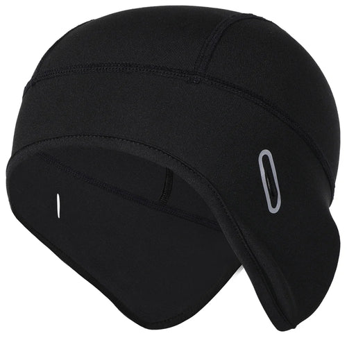 Winter Thermal Hats Fleece Beanies Ear Warmer Outdoor Sports Ski Snowboard Running Cycling Bike Soft Stretchy Cap Headwear Men