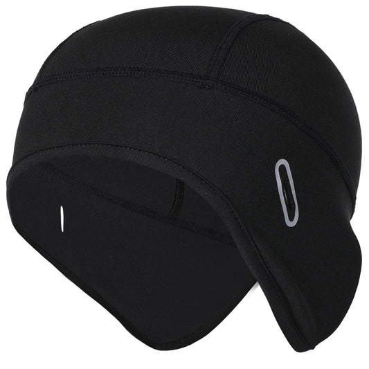 Winter Thermal Hats Fleece Beanies Ear Warmer Outdoor Sports Ski Snowboard Running Cycling Bike Soft Stretchy Cap Headwear Men