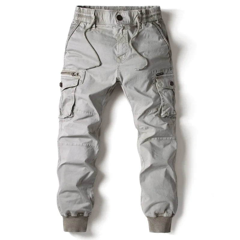 New Cargo Pants Men Jogging Casual Pants Cotton Full Length Tactical Military Pants Trousers
