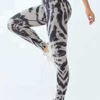 🧘‍♀️ Tie-Dye Seamless High-Waist Scrunch Butt Leggings
