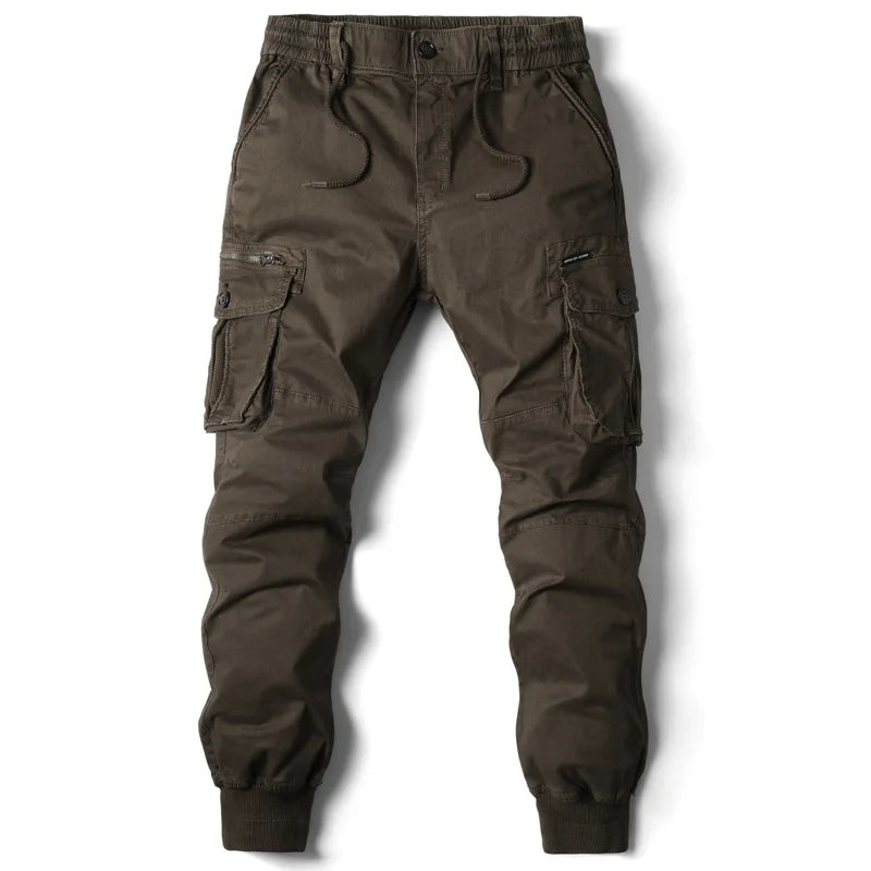 New Cargo Pants Men Jogging Casual Pants Cotton Full Length Tactical Military Pants Trousers