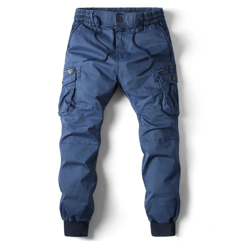 New Cargo Pants Men Jogging Casual Pants Cotton Full Length Tactical Military Pants Trousers
