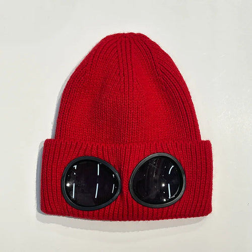 Warm Ski Mask Hats Caps Women Men Winter Windproof Glasses Knitted Beanie Outdoor Ear Protection Sports Cold Caps Garros