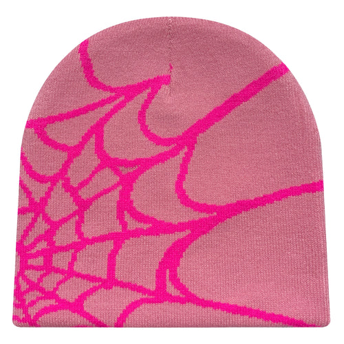 New model Winter Knitted Hat Four Seasons Men's and Women's Universal Y2K Knit Hat Spider Web Riding Outdoor Sports Fashion Hat