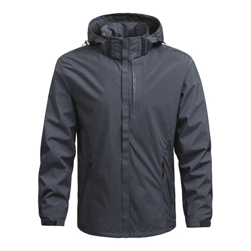Men's Outdoor Waterproof Raincoat Lightweight Cycling Coat with Hood Streetwear Hiking Windproof Jacket Climbing Outdoor Jackets